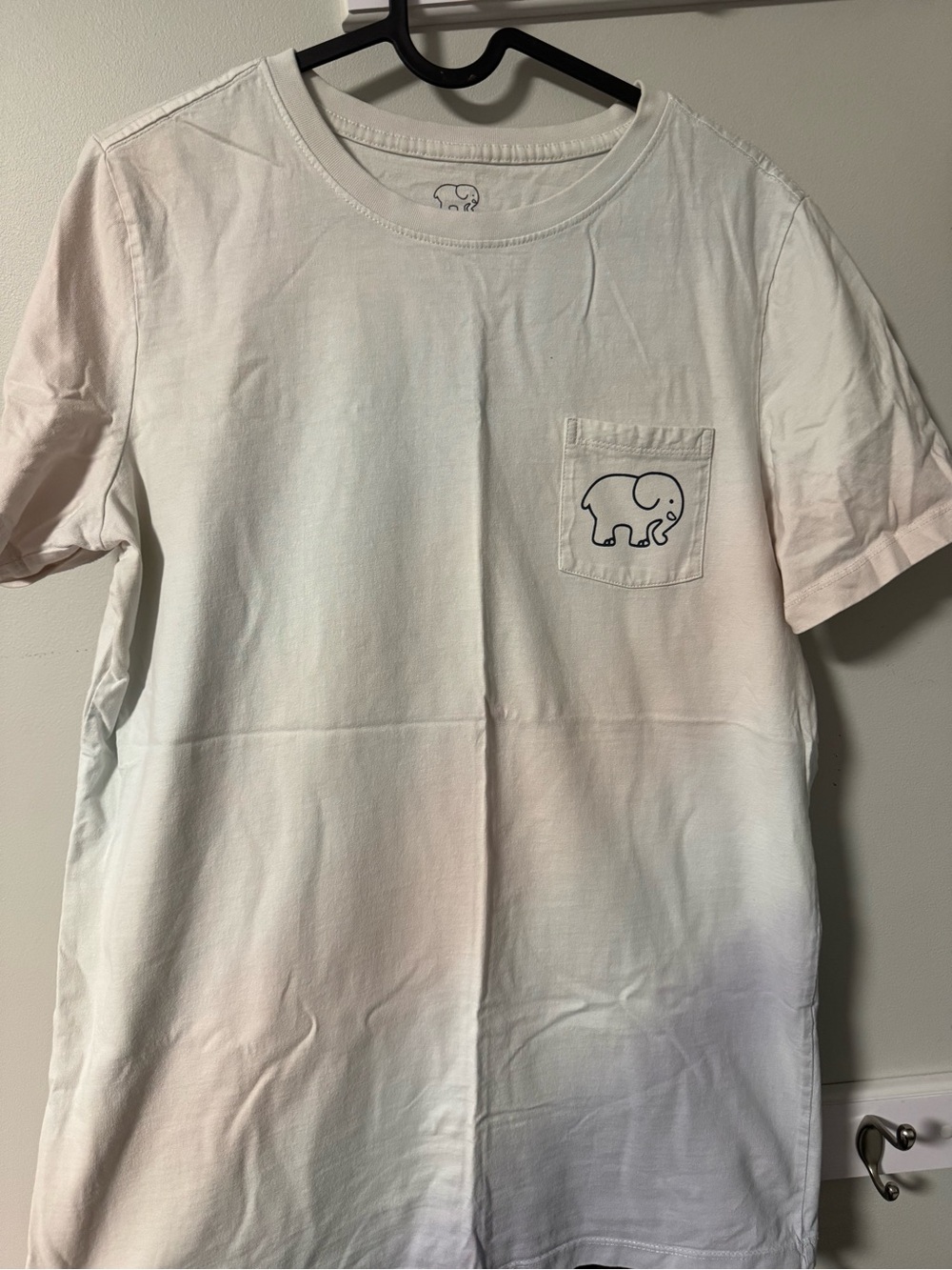 ivory ella Pocket Tee with Pastel Ombre